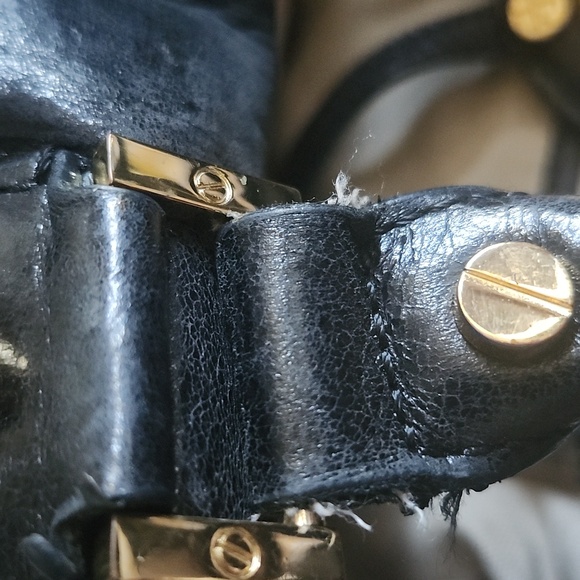 Torry burch black leather shoulder bag - Picture 6 of 17